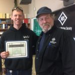 Pictured is Monroe County 2 Welding Instructor and AWS Rochester Section member: Josh Padlick, and AWS Rochester Section Past Chairman: Kevin Adair, CWIPictured is Monroe County 2 Welding Instructor and AWS Rochester Section member: Josh Padlick, and AWS Rochester Section Past Chairman: Kevin Adair, CWI